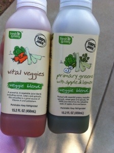 Bottled vegetable juice
